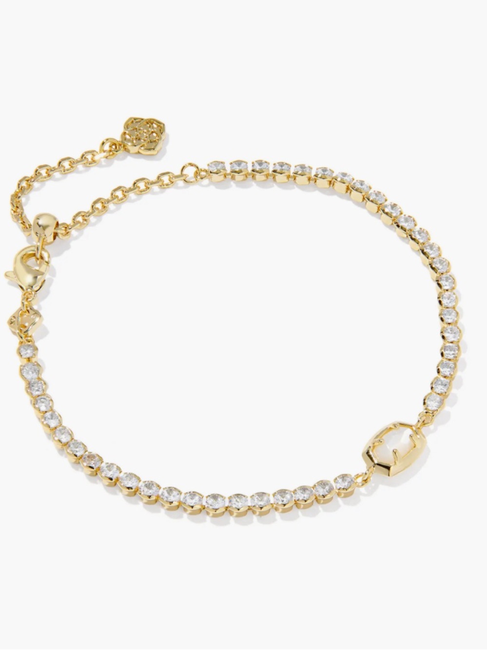 Emilie Mother-of-Pearl & Crystal Tennis Bracelet
Kendra Scott